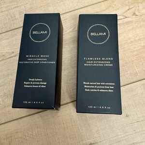 BELLAMI Miracle Mask and Flawless Blend Hair Treatment Set - Black and Gold NWT